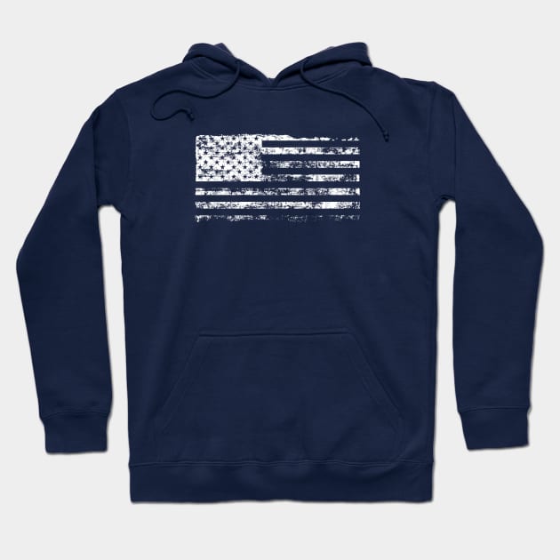 Grunge flag of USA Hoodie by StefanAlfonso